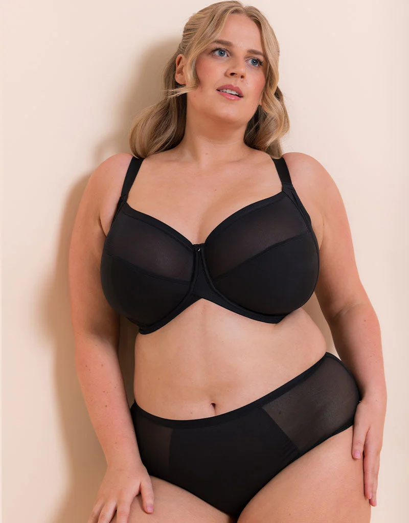 Curvy Kate WonderFully Full Cup Side Support Bra Black - Image 2